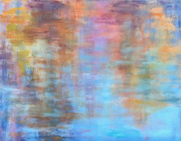 Refraction oil painting Joyce Weinstein fine art
