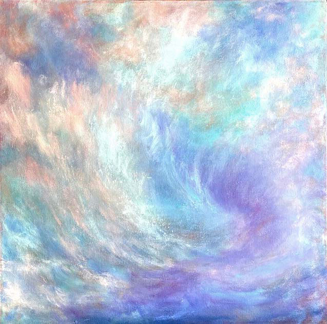 Refraction oil painting Joyce Weinstein fine art